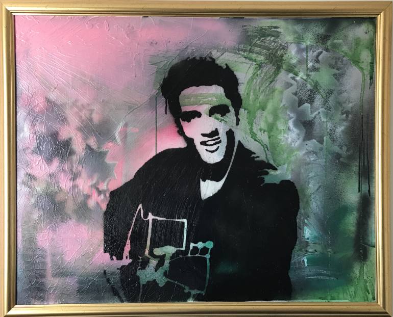 770x622 Saatchi Art - Elvis Presley Painting