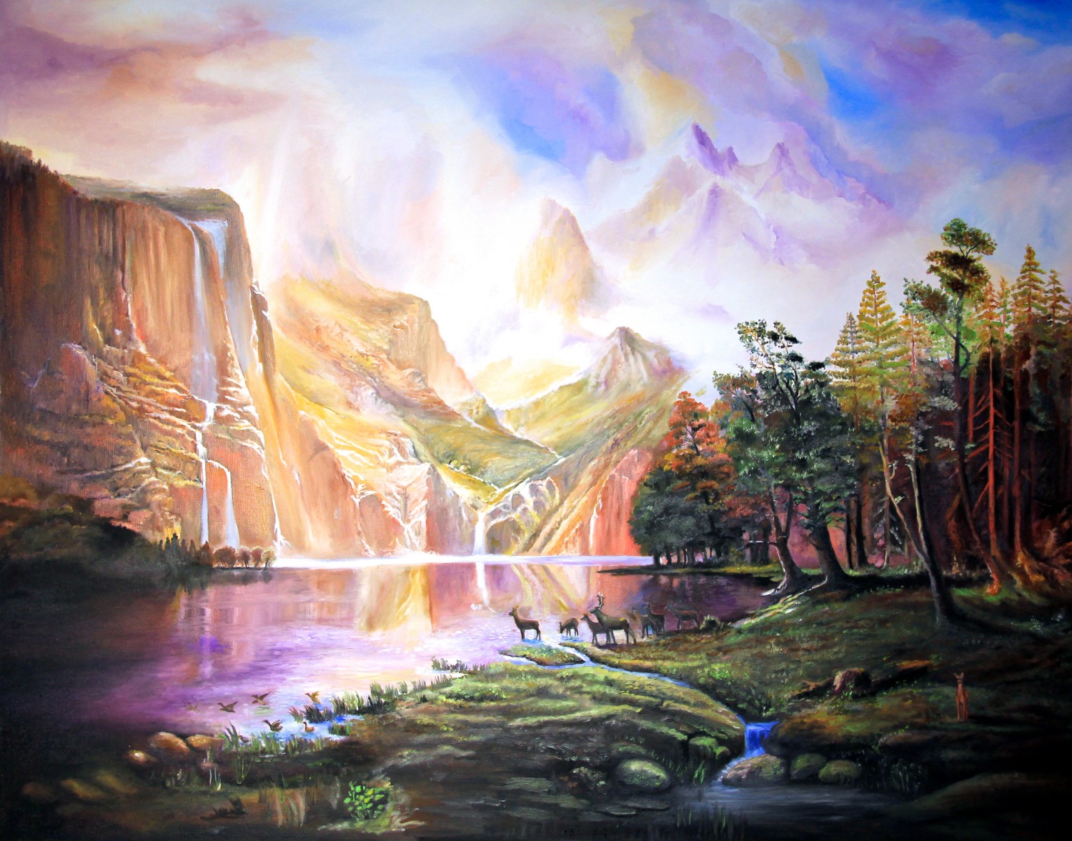 1500x1177 Elysium Reached - Elysium Painting