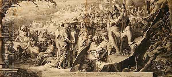 600x268 Elysium And Sartarus Or The State Of Final Retribution James Barry - Elysium Painting