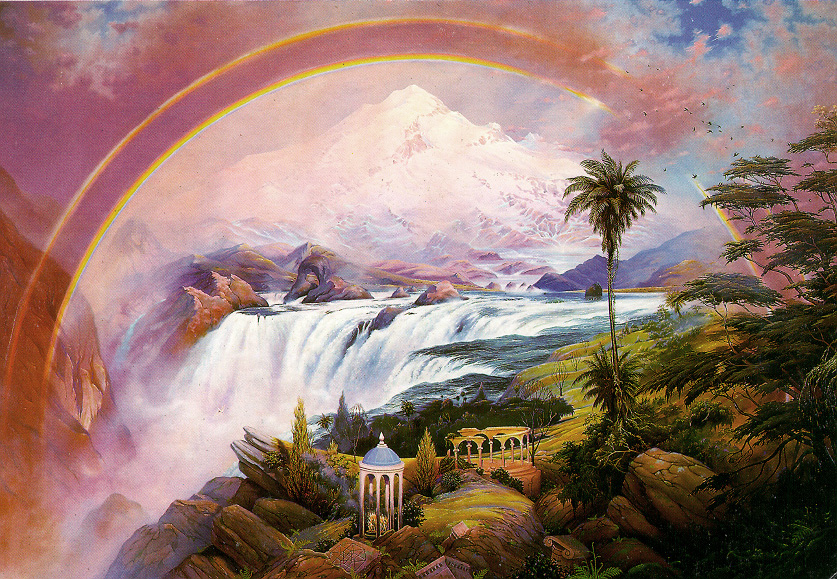 837x579 Jeffrey K. Bedrick Visionary Art - Elysium Painting