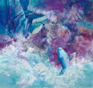 375x355 Saatchi Art Elysium Painting By Megan Ellis Salazar - Elysium Painting