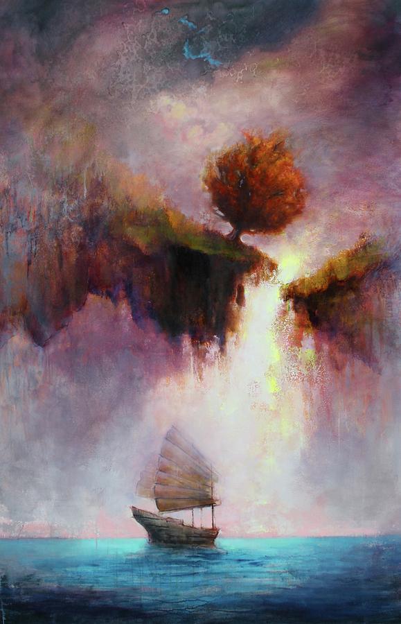 579x900 The Gates Of Elysium Painting By Joshua Smith - Elysium Painting