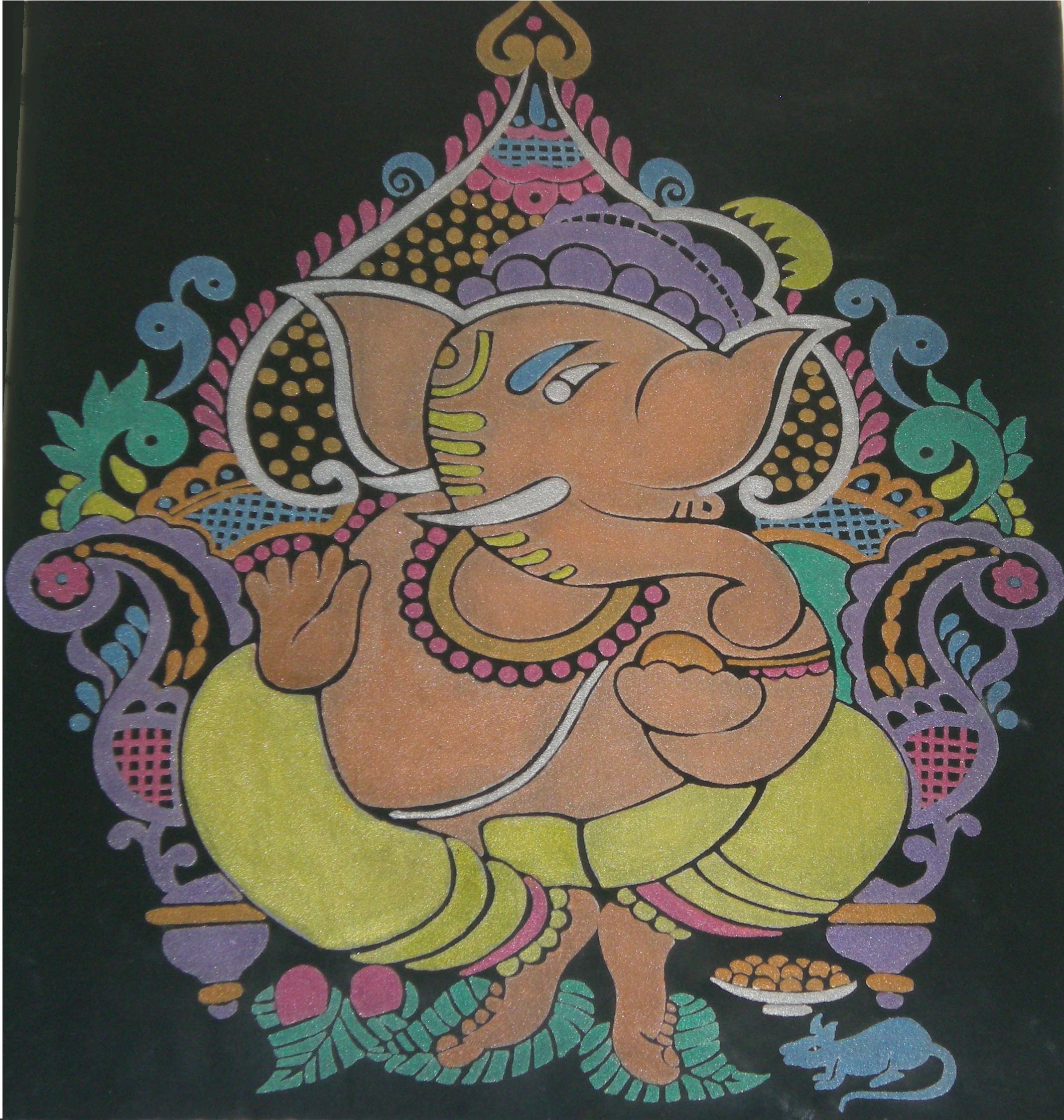 2136x2247 Emboss Painting On A Velvet Cloth Memoir's Galore - Emboss Painting