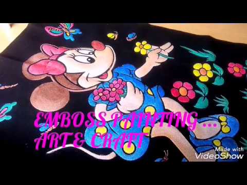 480x360 Emboss Painting Art Amp Craft - Emboss Painting