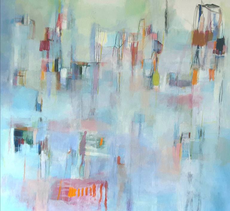 770x705 Saatchi Art Emerald City Painting By Mary Ann Wakeley - Emerald City Painting