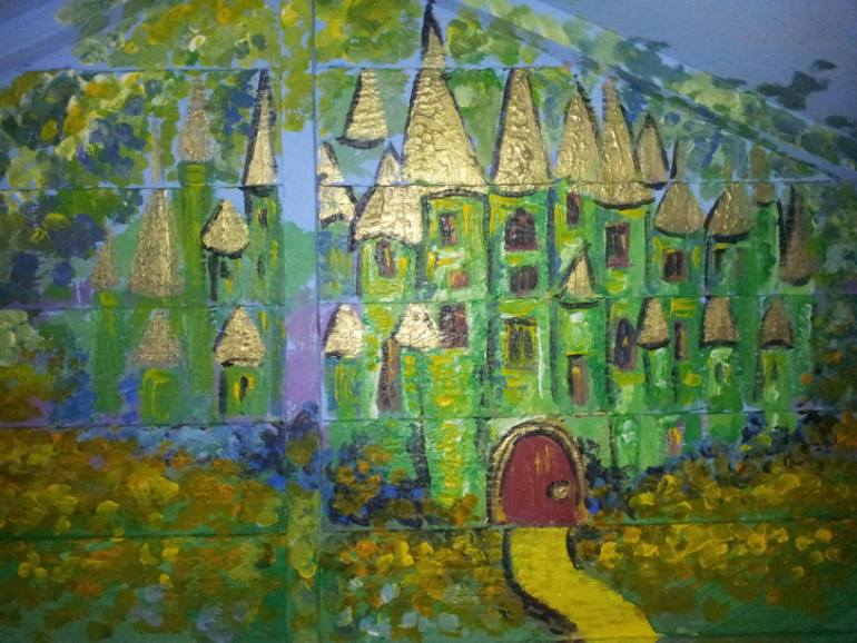 770x578 Saatchi Art The Emerald City Painting By Deborah Moore - Emerald City Painting