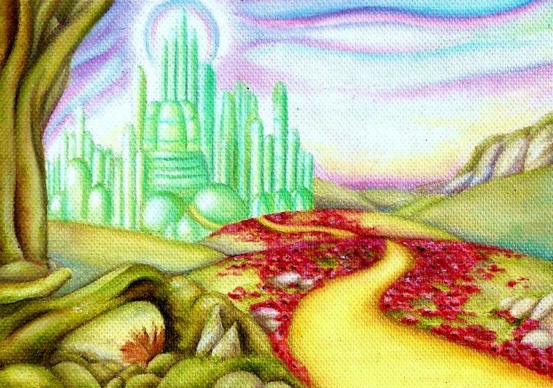 800x561 The Emerald City By Callum8am - Emerald City Painting