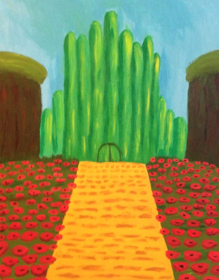 752x960 Emerald City (Painting - Emerald City Painting