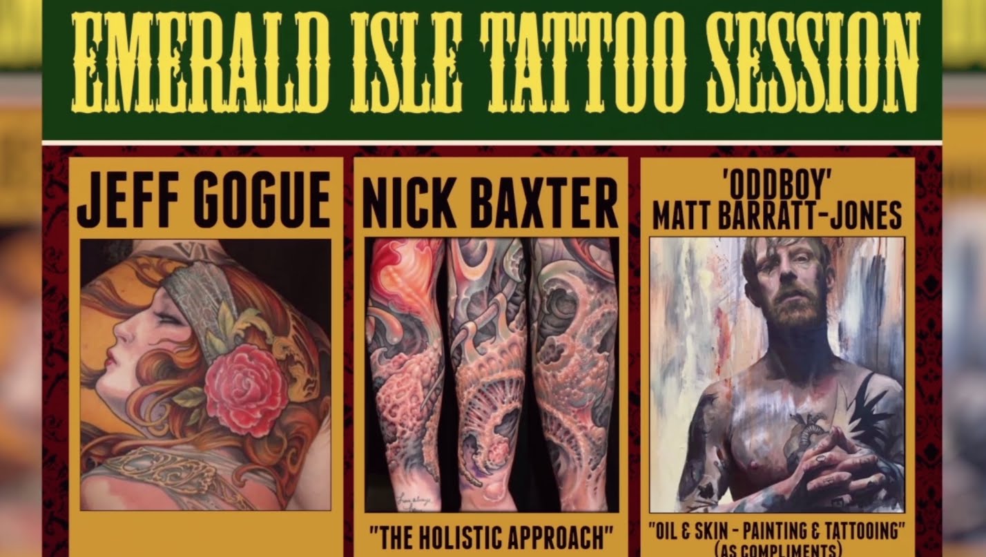1428x807 Emerald Isle Tattoo Session 2016 - Emerald Isle Painting