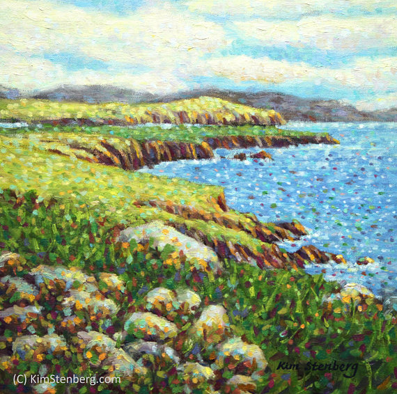 570x566 Ireland Dingle Peninsula County Kerry Painting Emerald Isle My - Emerald Isle Painting