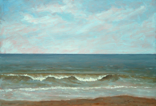 663x450 Paul R. Keysar - Emerald Isle Painting