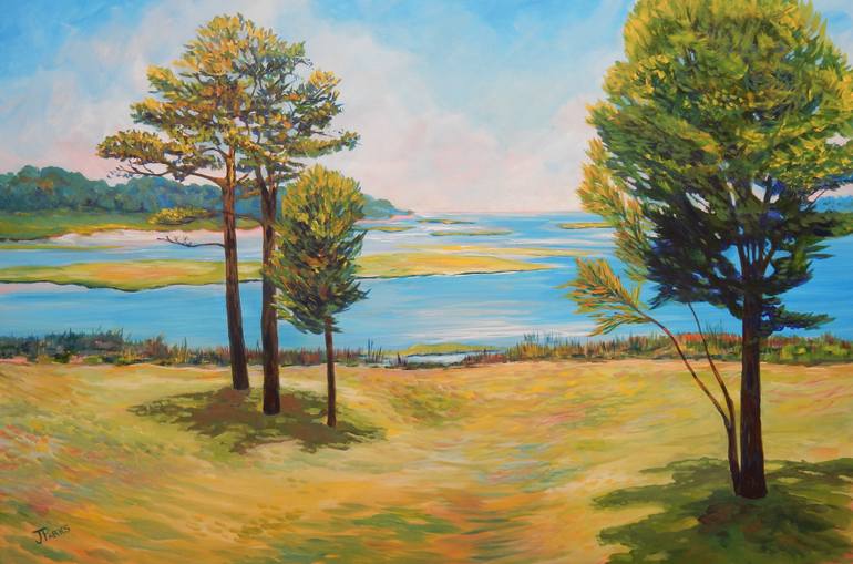 770x509 Saatchi Art Emerald Isle Painting By Joy Parks Coats - Emerald Isle Painting