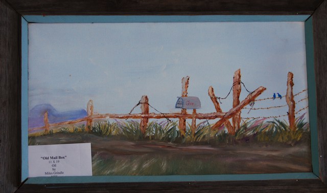 640x377 James Emerson Artwork Old Fence And Mail Box Original Painting - Emerson Painting