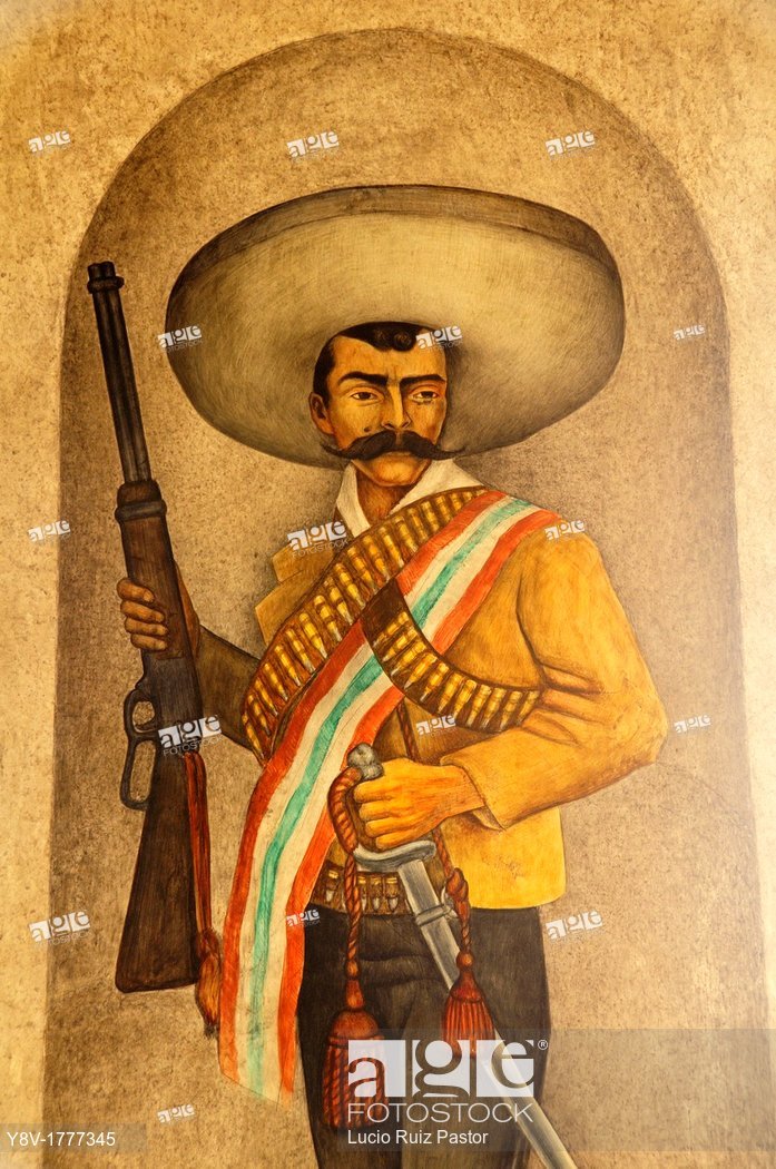 697x1050 Mexico, Morelos, Cuernavaca. Emiliano Zapata Paintings Of Diego - Emiliano Zapata Painting