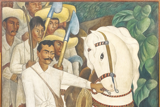553x369 The Myth Of Zapata Historytalk - Emiliano Zapata Painting