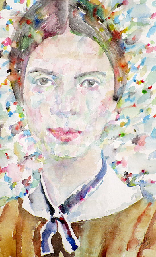 548x900 Emily Dickinson - Emily Dickinson Painting