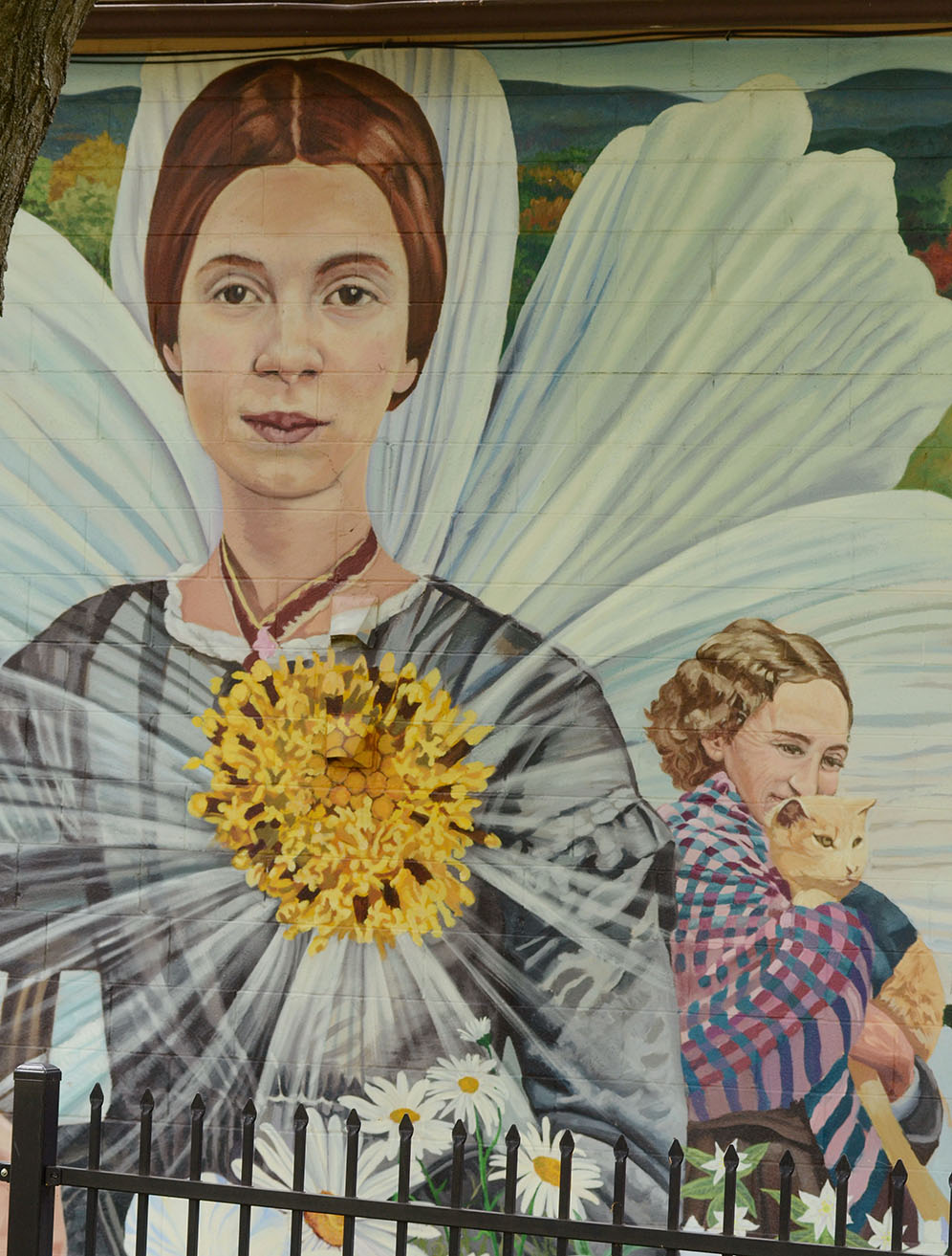 996x1313 Event Calendar Emily Dickinson Poetry Walk Amherst College - Emily Dickinson Painting