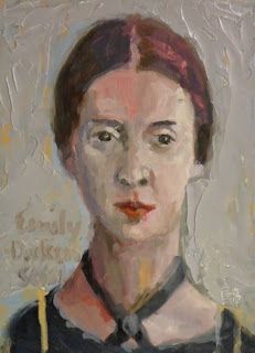 231x320 Fred Bell Paintings Emily Dickinson Portrait Painting The Face - Emily Dickinson Painting