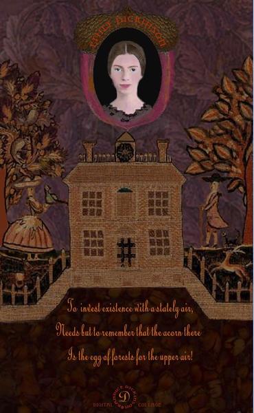 370x600 Poem Contest The Emily Dickinson Christmas Contest - Emily Dickinson Painting