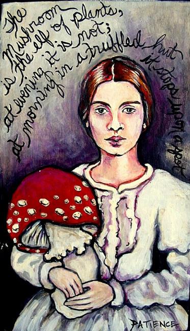 373x650 The Mushroom' By Emily Dickinson - Emily Dickinson Painting