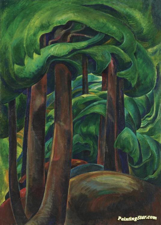 536x750 Western Forest Artwork By Emily Carr Oil Painting Amp Art Prints - Emily Painting