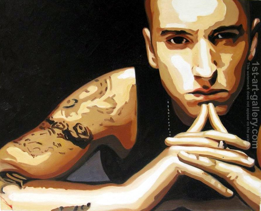 892x721 Eminem Pop Art Reproduction 1st Art Gallery - Eminem Painting