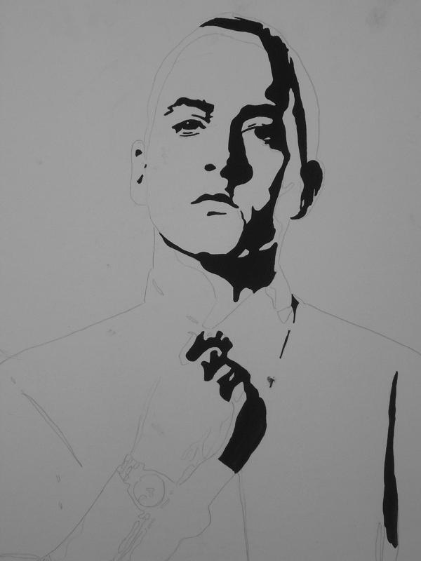 600x800 Eminem Painting By Memorieskillme - Eminem Painting