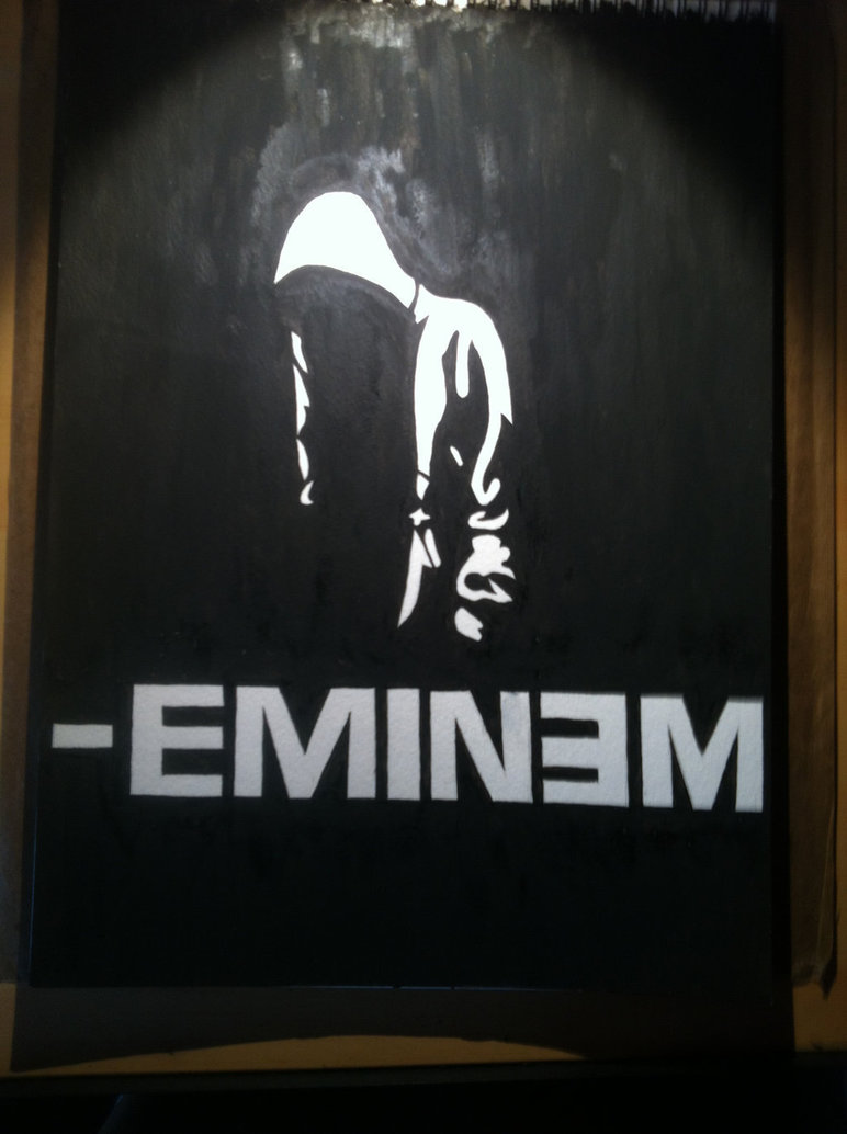 772x1034 My Eminem Painting By Batgirl2244 - Eminem Painting