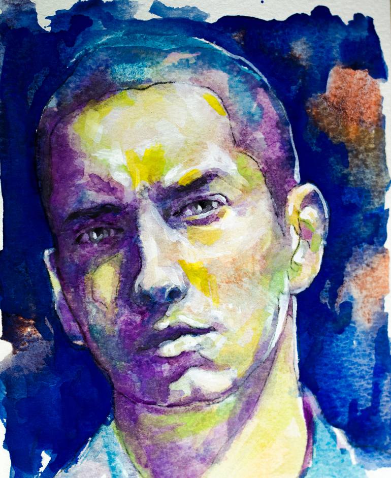 770x941 Saatchi Art Eminem Painting By Laur Iduc - Eminem Painting