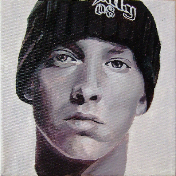 573x573 Uh Oh, Kate Can Paint! David Reid - Eminem Painting