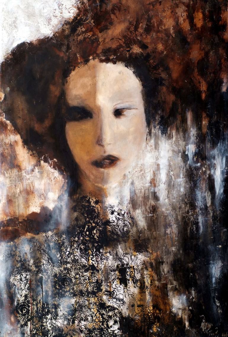 770x1139 Saatchi Art Emma Painting By Abdelwaheb Mahiddine - Emma Painting
