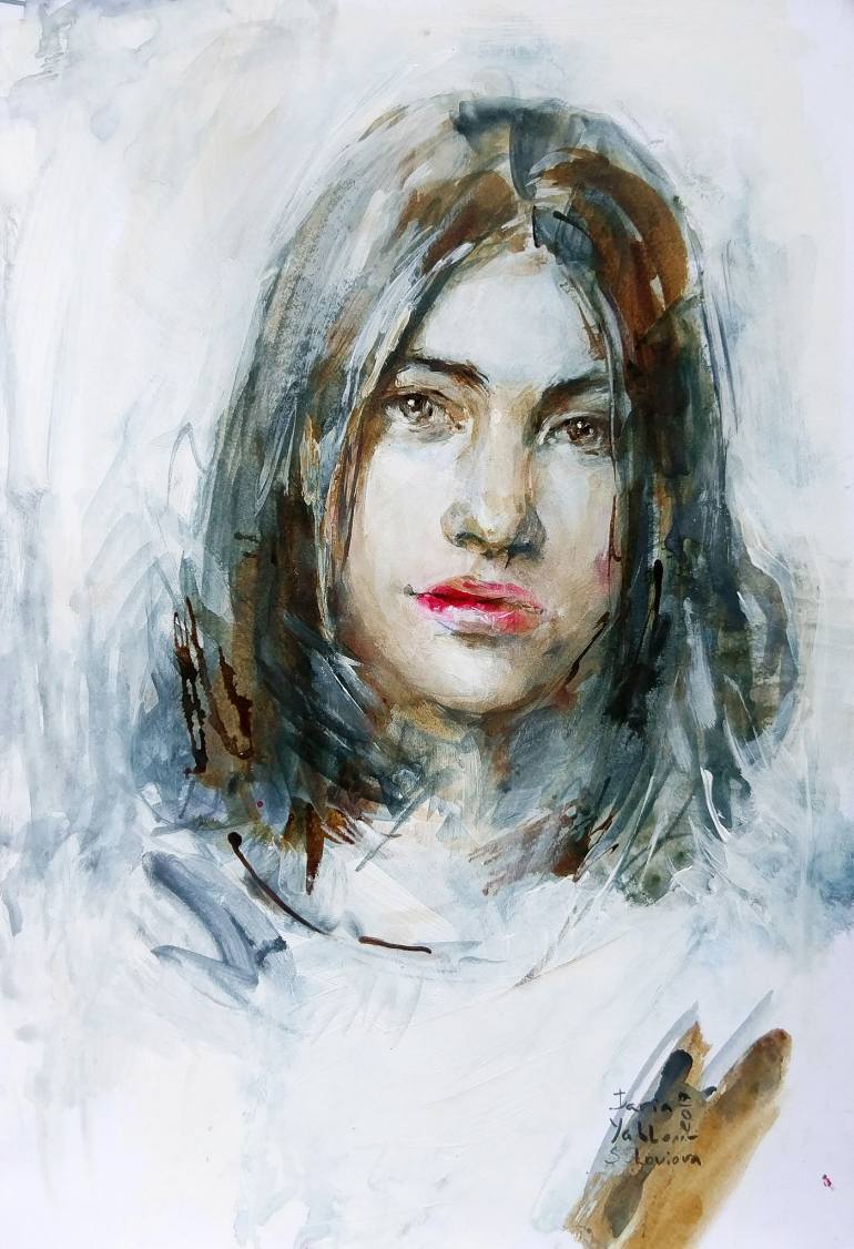 770x1126 Saatchi Art Emma Painting By Daria Yablon Soloviova - Emma Painting