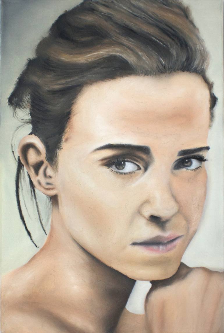 Emma Watson Painting at PaintingValley.com | Explore collection of Emma ...