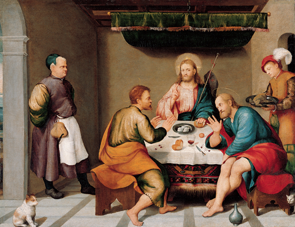 600x462 File'The Supper - Emmaus Painting