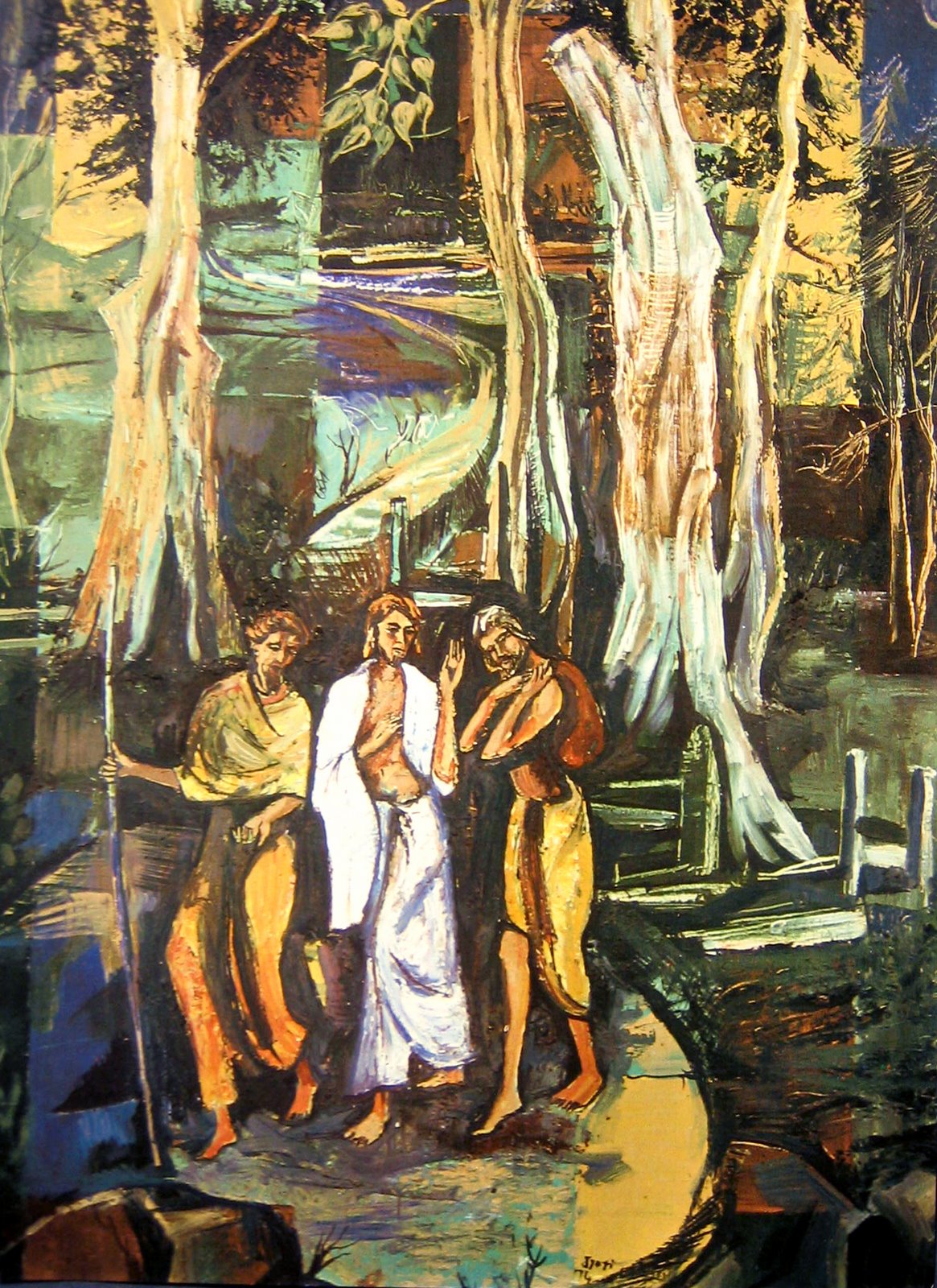 1165x1600 Easter Season Sunday 3a Emmaus Journey Till Christ Is Formed - Emmaus Road Painting