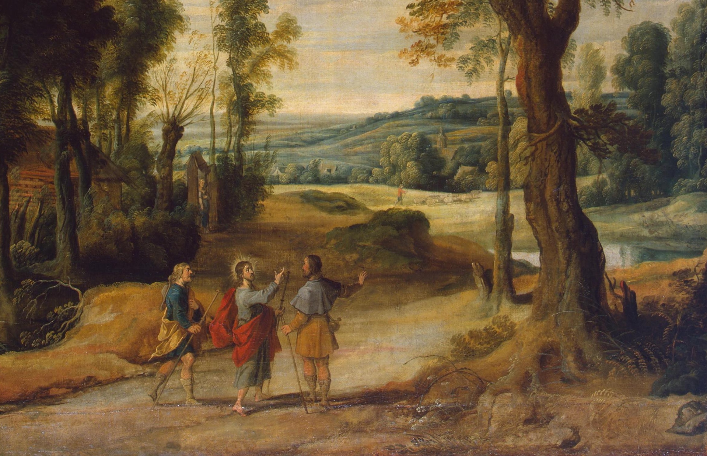 Emmaus Road Painting at PaintingValley.com | Explore collection of ...