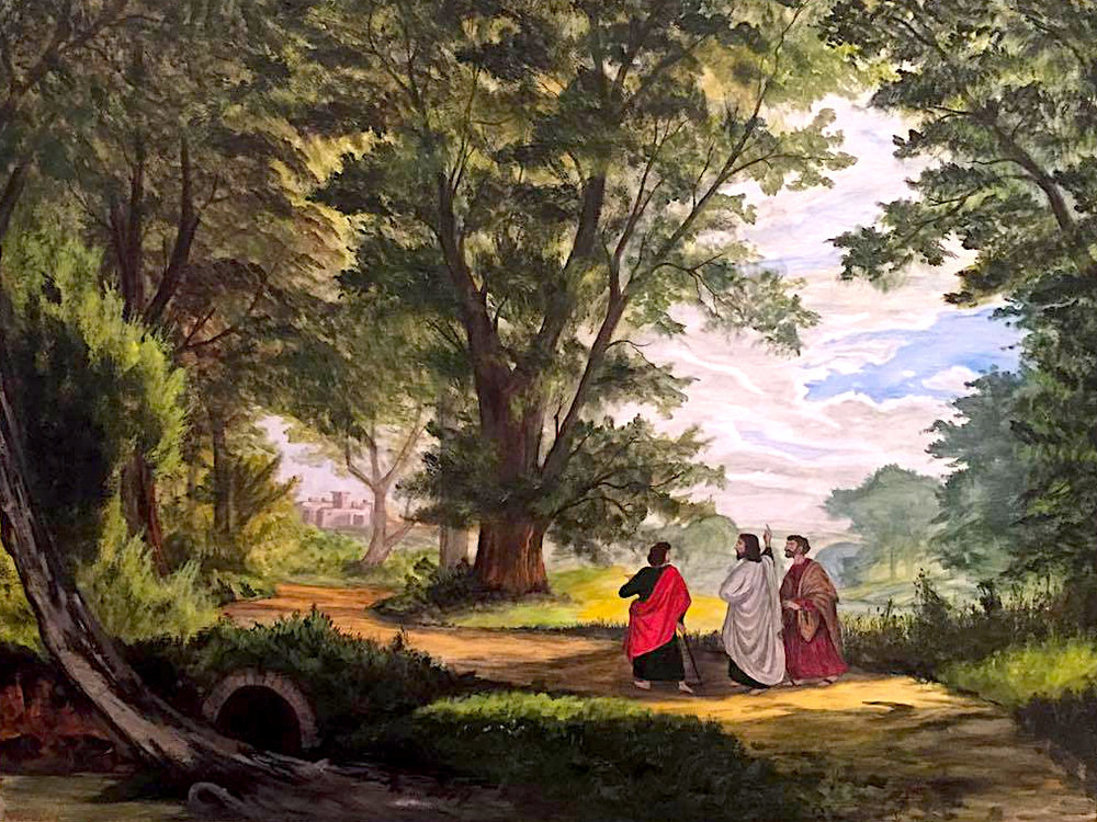 1000x750 Road To Emmaus Nick Amendolara - Emmaus Road Painting