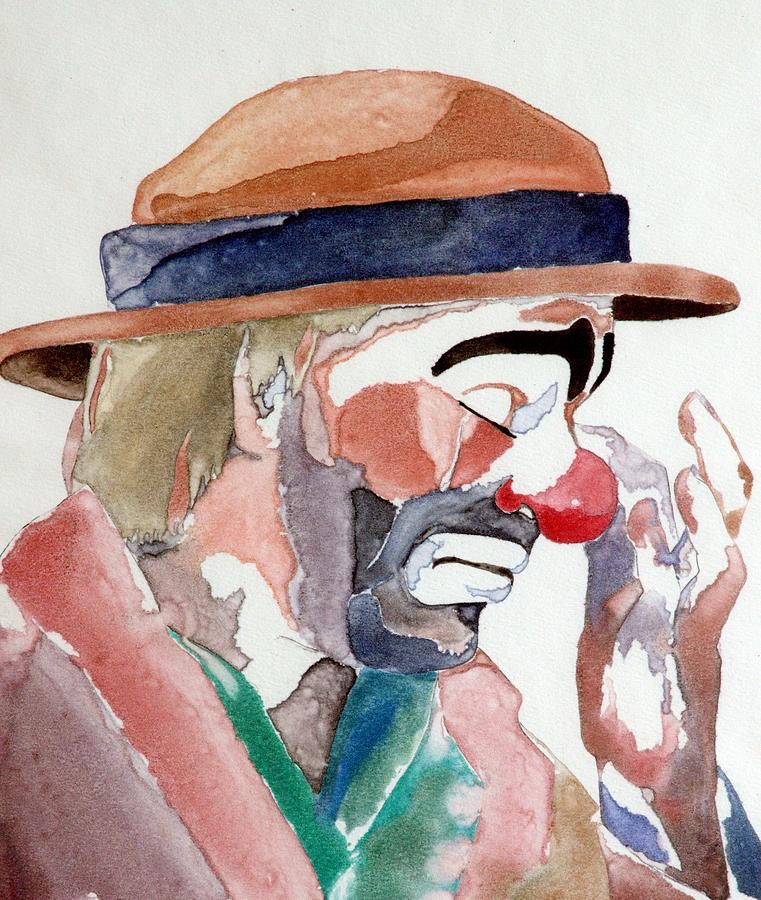 761x900 Emmett Kelly Painting By Donna Baruchi - Emmett Kelly Painting