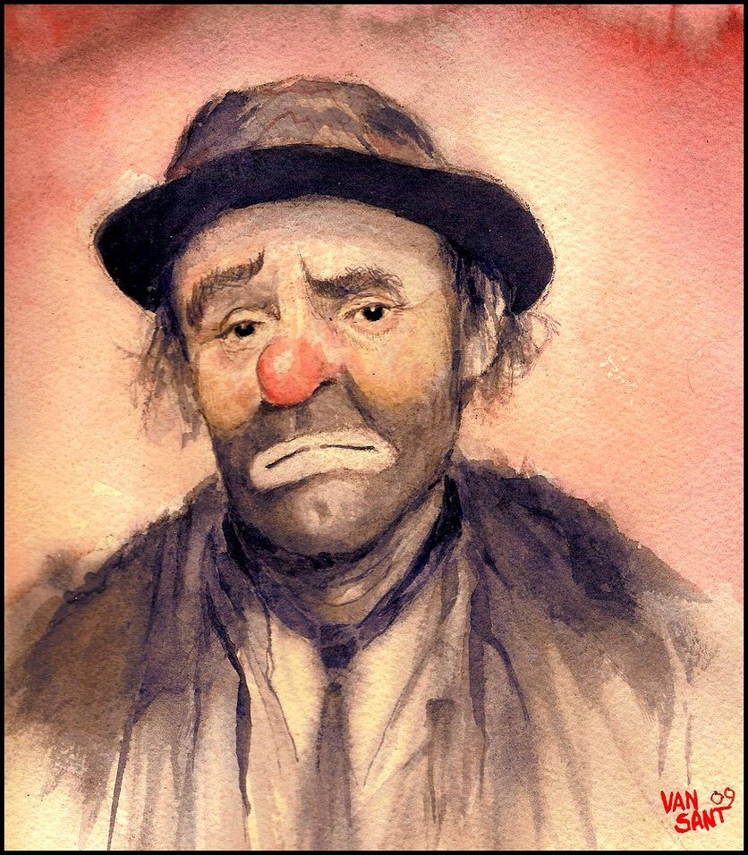 836x956 Emmett Kelly By Deviantmike423 - Emmett Kelly Painting