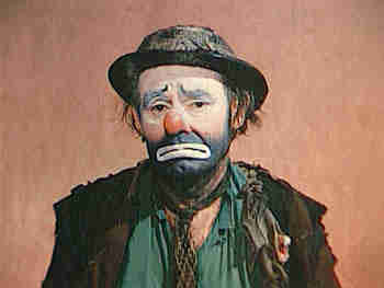 350x263 Annies Home Clown Week Emmett Kelly - Emmett Kelly Painting