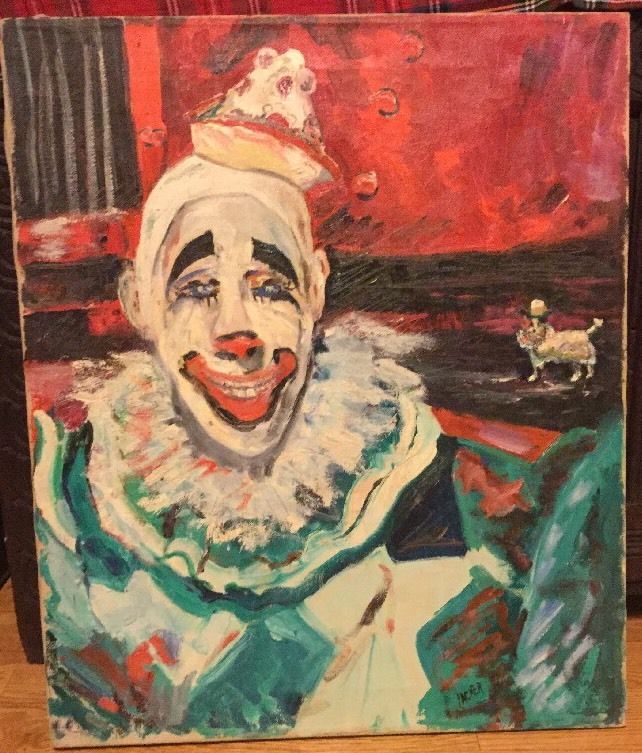 642x753 Emmett The Clown Painting 58 Best Hobo Clowns Images - Emmett The Clown Painting