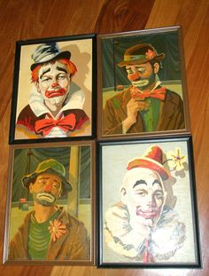 236x311 201 Best Clowns Images On Clowns, Clown Faces - Emmett The Clown Painting