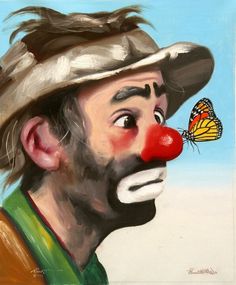 236x285 The 58 Best Hobo Clowns. Images On Clowns, Emmett - Emmett The Clown Painting