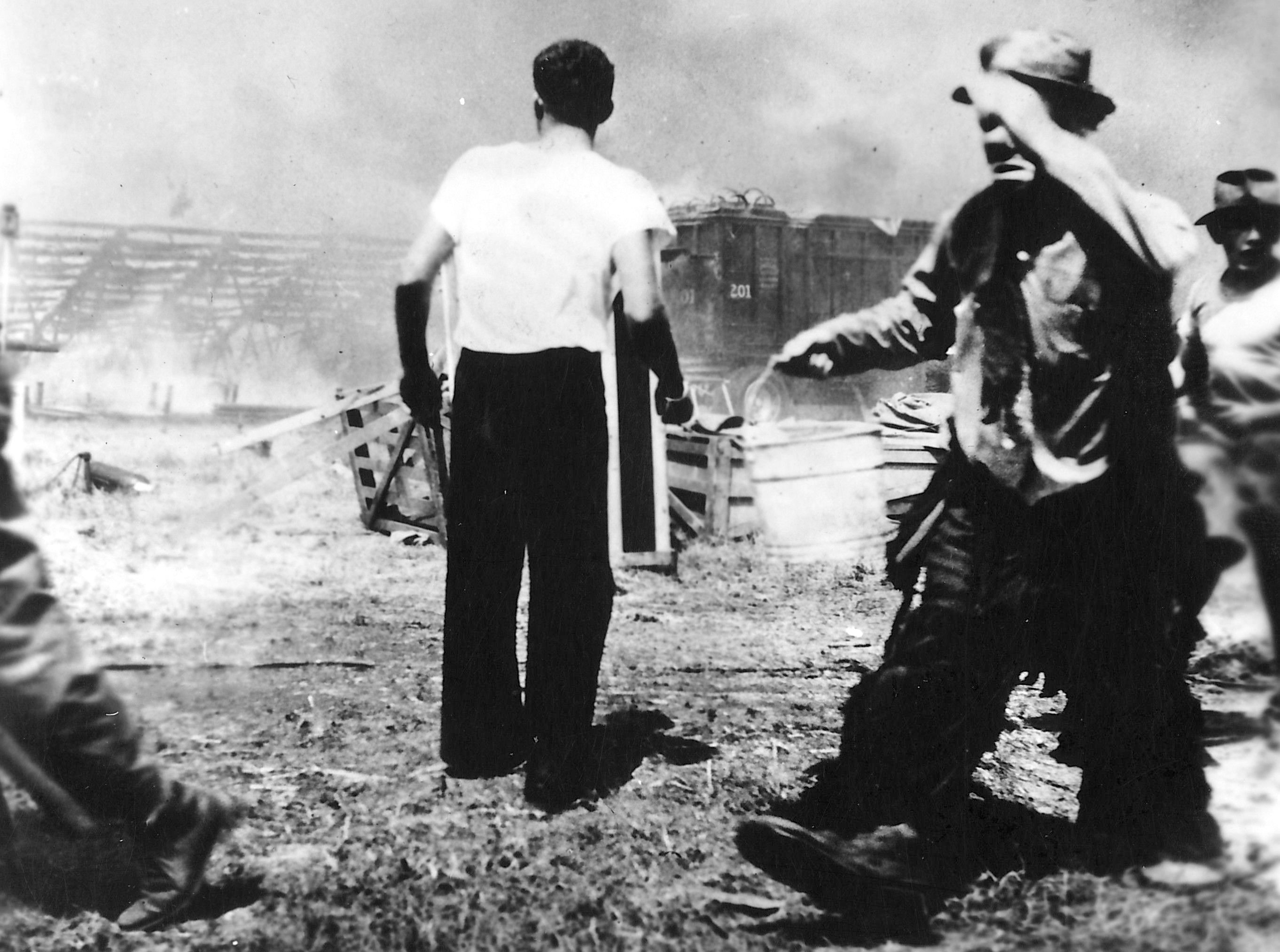 2724x2026 The Story Of A Photograph From The 1944 Hartford Circus Fire - Emmett The Clown Painting