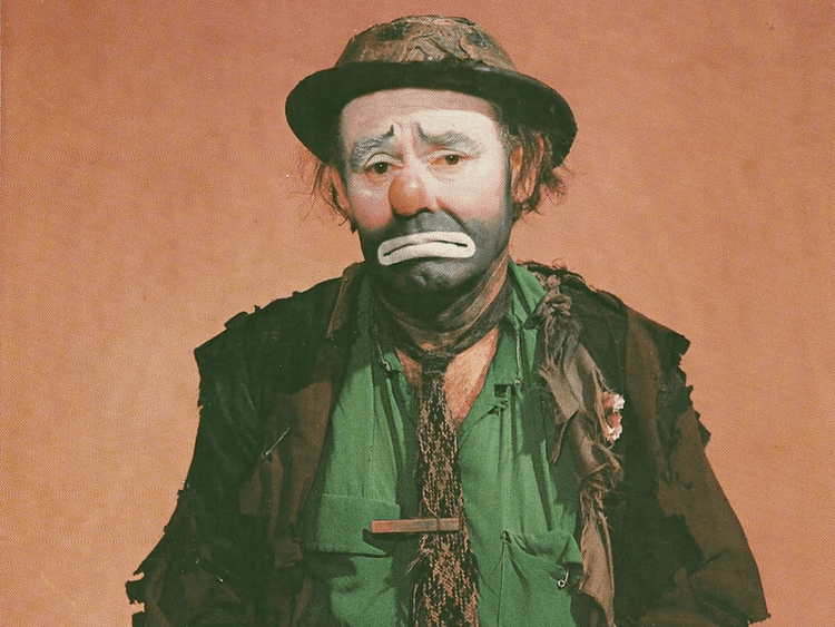 750x563 Emmett Kelly - Emmett The Clown Painting