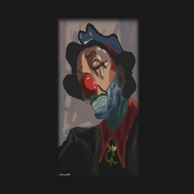 630x630 Emmett Kelly - Emmett The Clown Painting