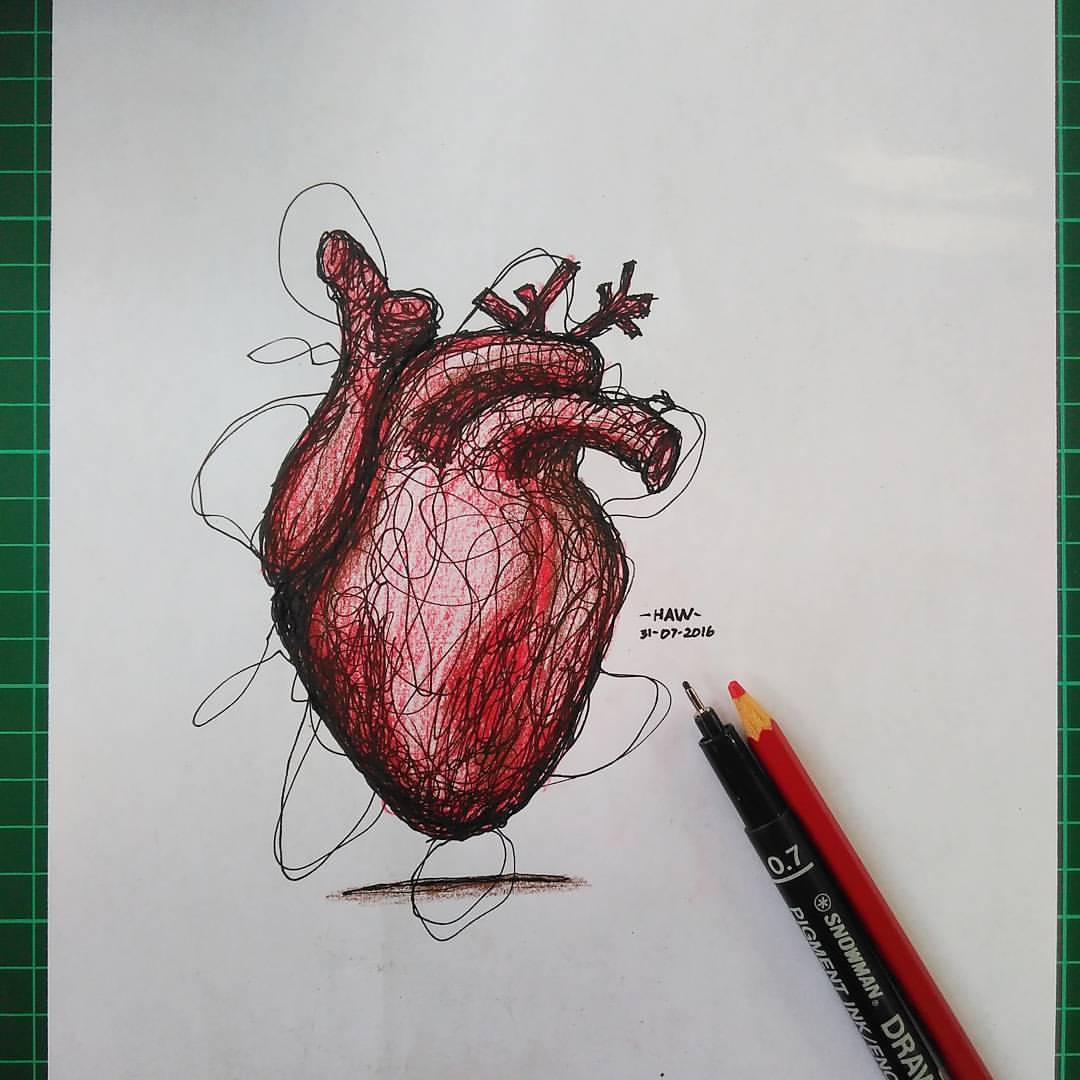 1080x1080 Haw Drawing - Emo Painting