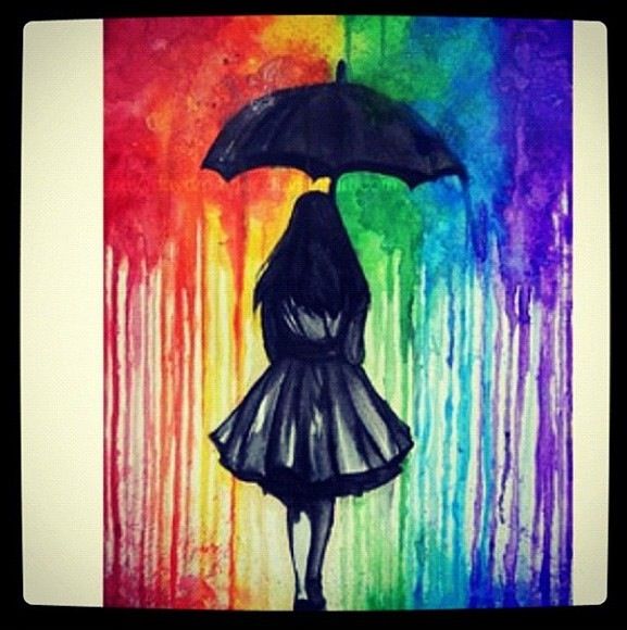 577x580 Rainbow Emo Emo Rainbow Stuff Emo, Emo Art - Emo Painting