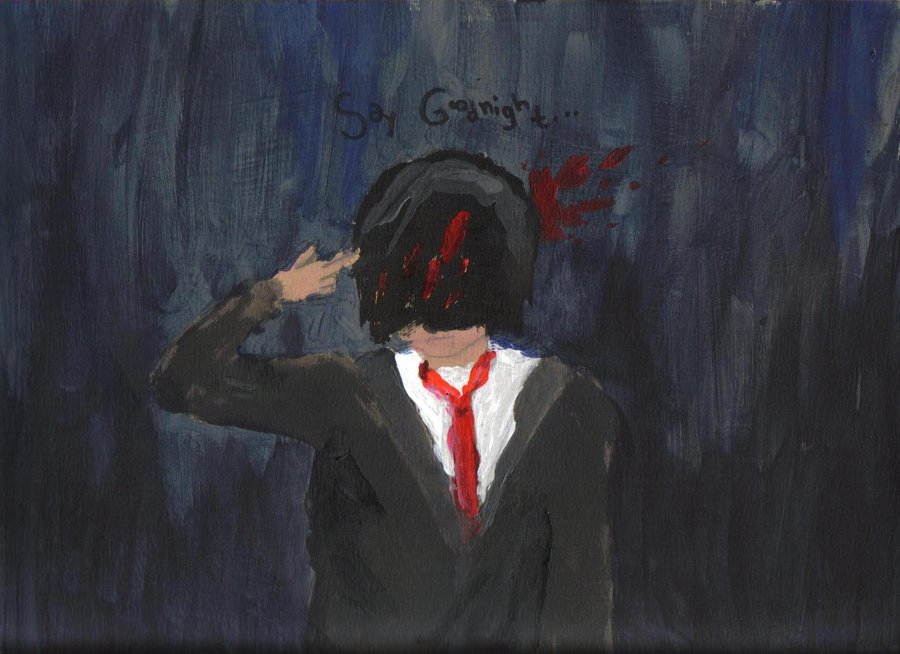 900x654 Emo Painting By Sixbrokendreams - Emo Painting