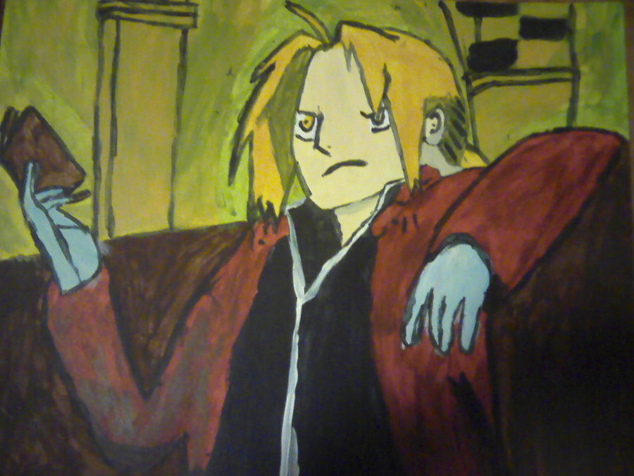 900x675 Edward Elric Painting By Emo Riku101 - Emo Painting